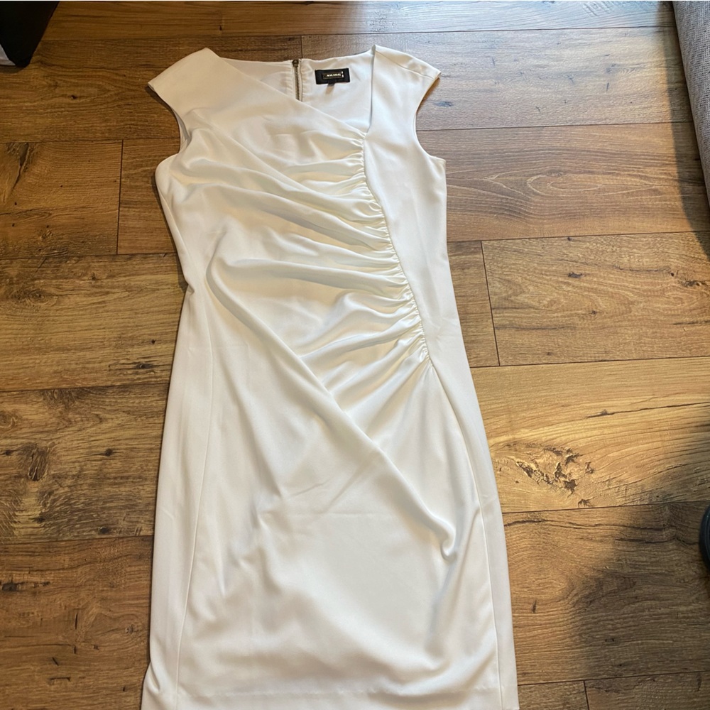 Alexia Admor Draped Sleeveless Midi Dress Size 6